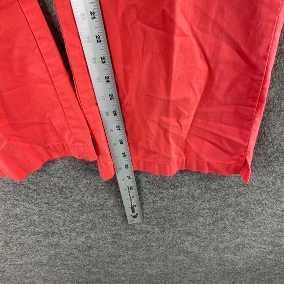 Crocs Scrub Pants Women M Medium Red High Rise Pleated Medical Apparel Cotton - Picture 8 of 11